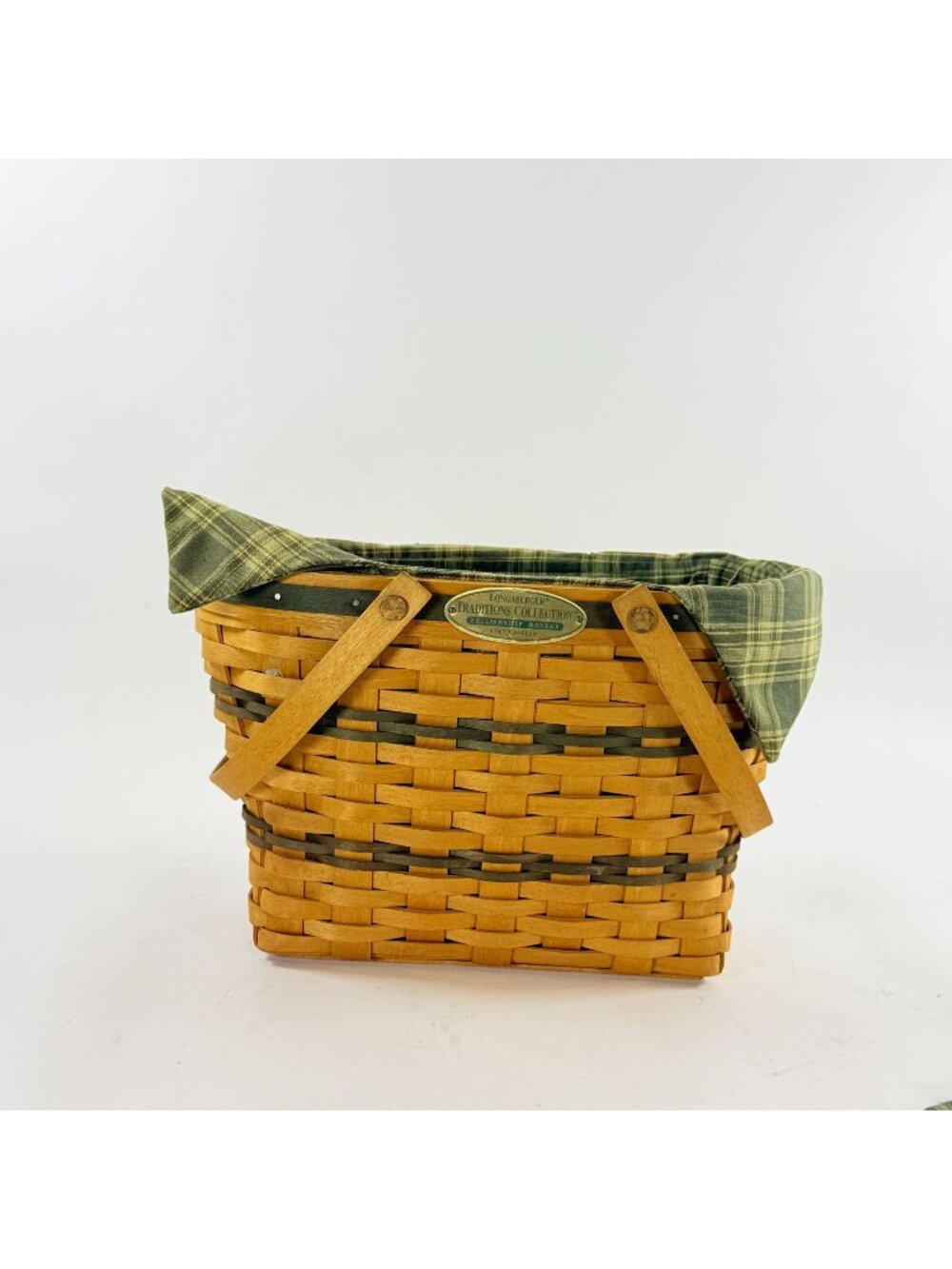 1997 Longaberger Traditions Collection Fellowship Basket With Box & Protector